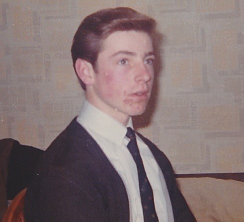 Resplendent with “quiff” (and acne). c1964